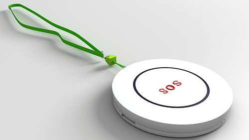 挂绳式，携带式紧急呼叫器 SOS-N02