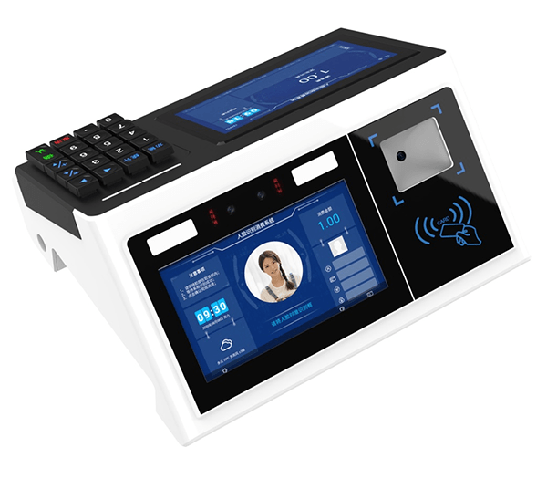 台式人脸消费机（人脸+刷卡+二维码） T12